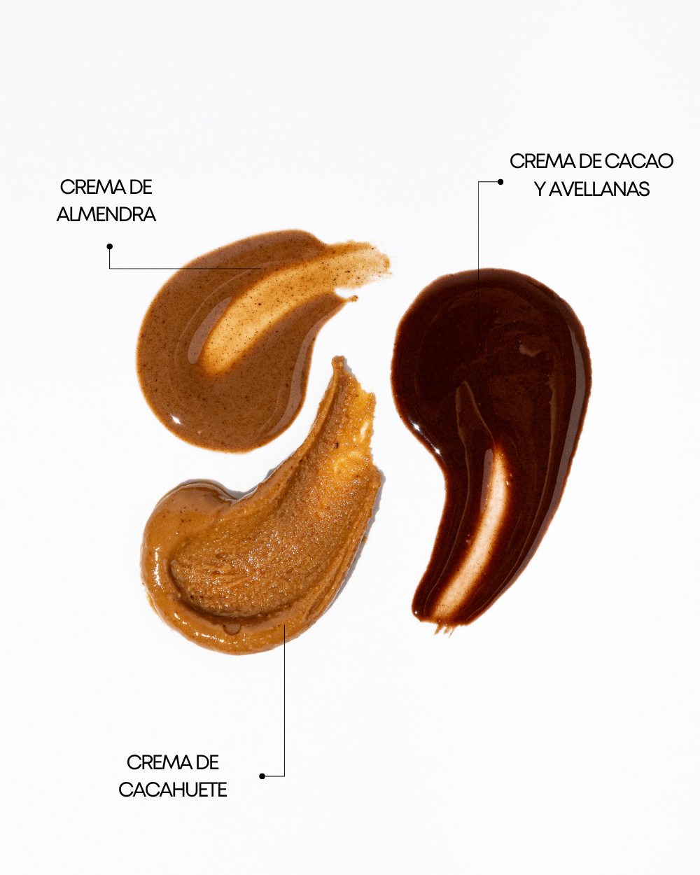 Cocoa & Hazelnut, Almond and Peanut Trio